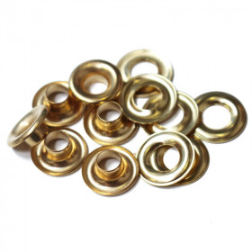 Oeillets laiton Ø4,7 mm Osborne G1S-00 - par 24