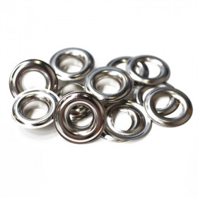 Oeillets nickelé ø11 mm Osborne N1S-3 - par 24