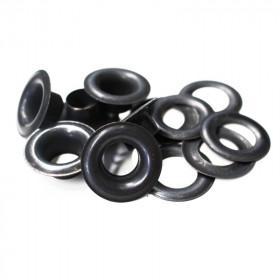 Oeillets noir ø15 mm Osborne B1S-4 - par 24
