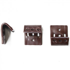 Lot de 10 clips de fixation ressort nosag 7 trous