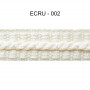 Galon cordonnet 12 mm ecru 5931-002 PIDF