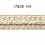 Galon cordonnet 12 mm grège 5931-006 PIDF