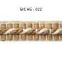Galon cordonnet 12 mm biche 5931-022 PIDF