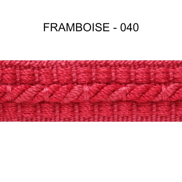 Galon cordonnet 12 mm framboise 5931-040 PIDF