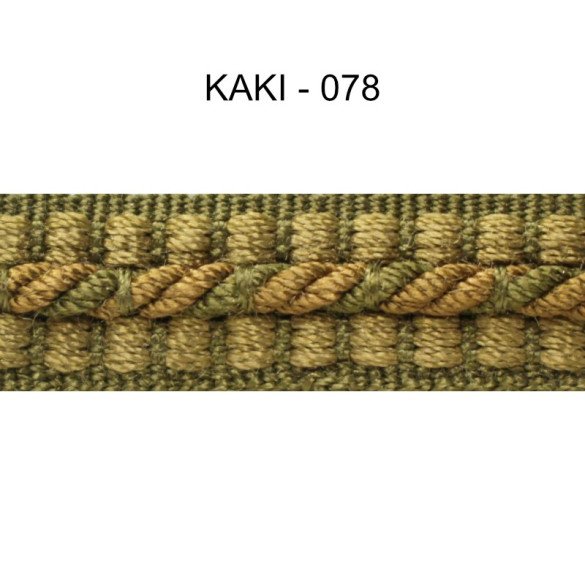 Galon cordonnet 12 mm kaki 5931-078 PIDF