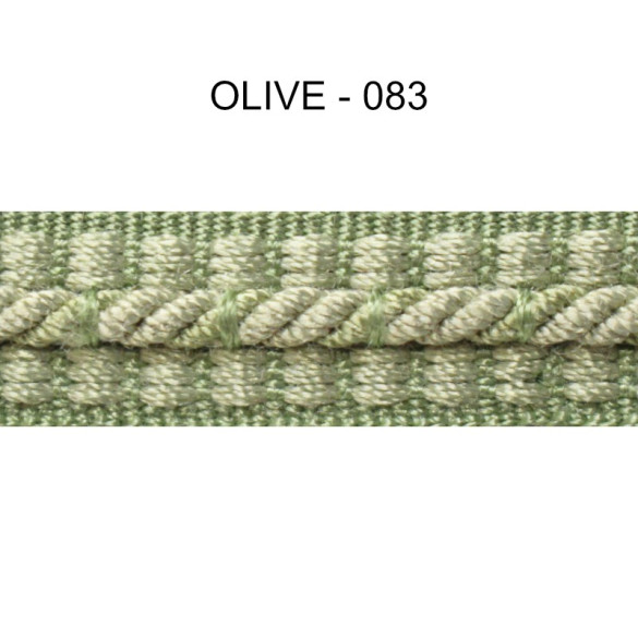 Galon cordonnet 12 mm olive 5931-083 PIDF