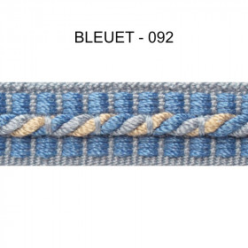 Galon cordonnet 12 mm bleuet 5931-092 PIDF