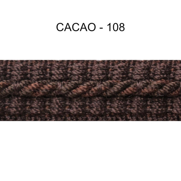 Galon cordonnet 12 mm cacao 5931-108 PIDF