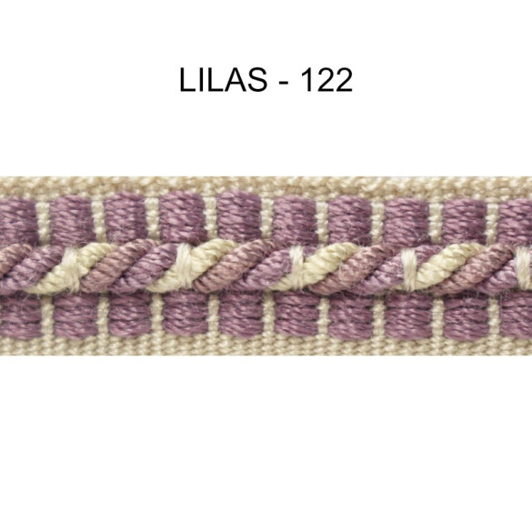 Galon cordonnet 12 mm lilas 5931-122 PIDF