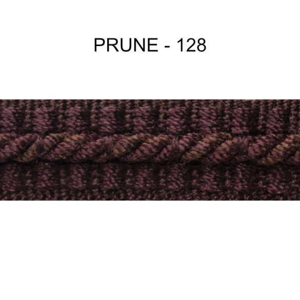 Galon cordonnet 12 mm prune 5931-128 PIDF