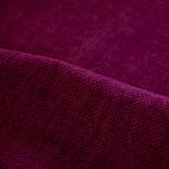 Tissu velours Amara pourpre Casal