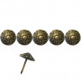 100 clous tapissier Ivry Marguerite Laiton 12,5mm