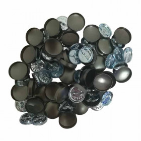 100 boutons capitonnage Ø18mm anneau Astor P28