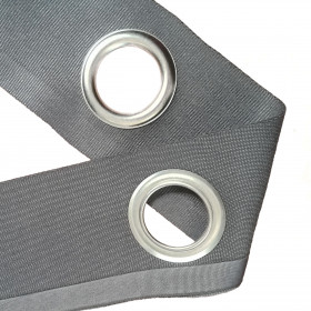 Bande à oeillets pour rideaux Ø40 mm acier - au mètre