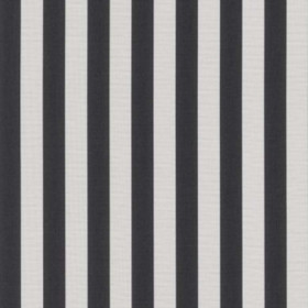 Tissu nautique yacht stripes black Sunbrella