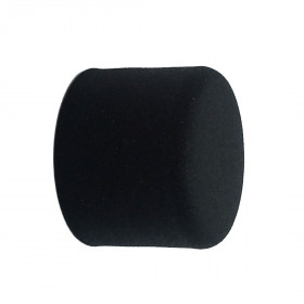 2 Embouts bouchon Ø28 mm Noir Grainé