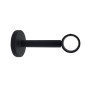 Support extensible mur et plafond Ø28 mm Noir Grainé 110-160 mm