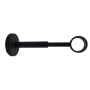 Support extensible mur et plafond Ø28 mm Noir Grainé 110-160 mm