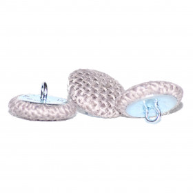 Bouton à recouvrir anneau avec votre tissu 20mm - ASTOR P32