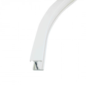 Rail rideau flexible Blanc - Au mètre