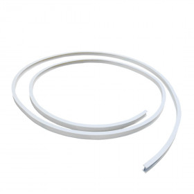 Rail rideau flexible Blanc - Rouleau de 25 mètres