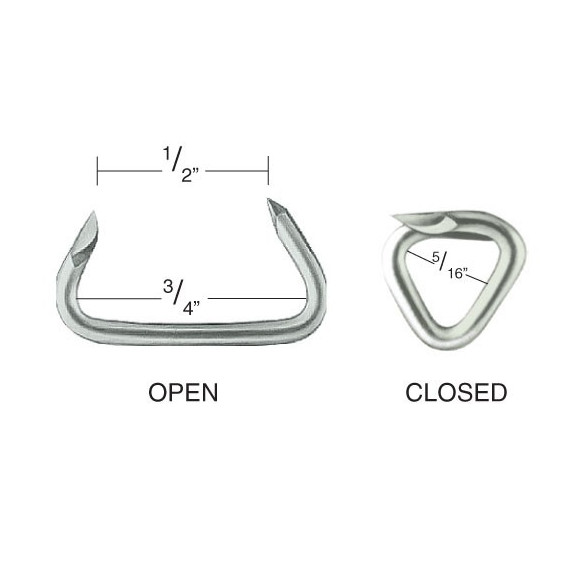 Lot de 2500 agrafes nez de cochon pour ressorts nosag