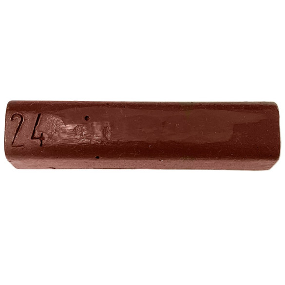 Pain de cire à boucher acajou rouge n°24 Lefaucheux