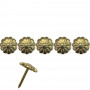 1000 Clous tapissier Marguerite Laitonné Lentille Fer 12 mm