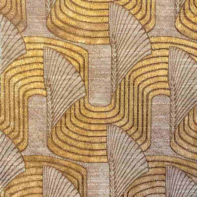 Tissu jaquard Lalique paille Casal