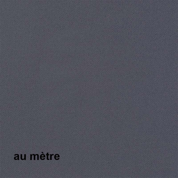 Tissu obscurcissant lourd Bornéo uni acier Sotexpro M1 280 cm