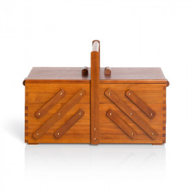 Travailleuse, bois foncé, taille L