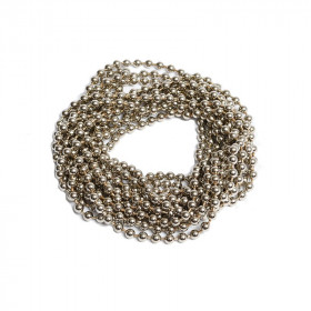 Chainette sans fin pour store acier nickelé 175 cm