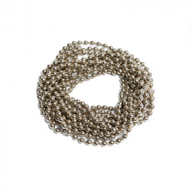 Chainette sans fin pour store acier nickelé 150 cm