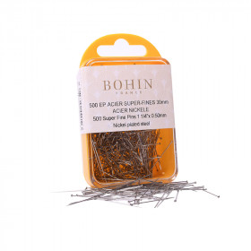 500 épingles 30 mm x 0.50 mm Bohin