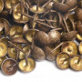 1000 clous tapissier bronze doré Ø11 mm