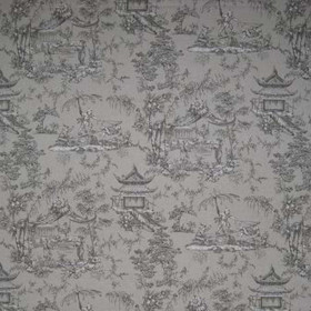 Toile de Jouy gris Sichuan Casal