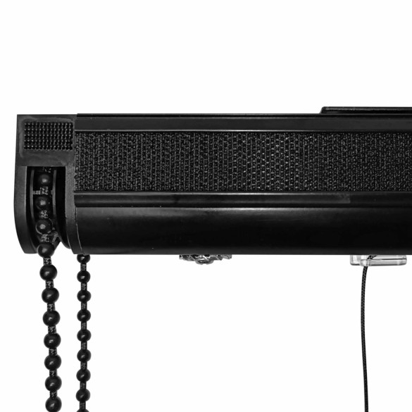 Mécanisme store bateau Noir sur mesure avec accessoires - 191 cm à 290 cm