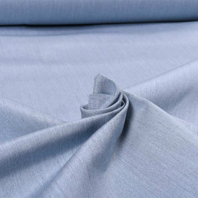 Tissu haute résistance solids mineral blue chiné Sunbrella