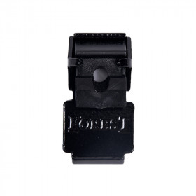 Support plafond Smart Klick noir rail rideau DS, CS, KS