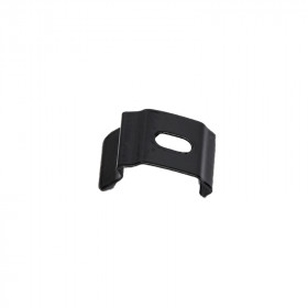 Support plafond pour rail rideau DS - CS - KS - Noir