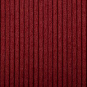 Tissu velours côtelé Poséidon rouge Didier Dassonville