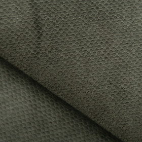 Tissu velours Chronos gris éléphant Didier Dassonville