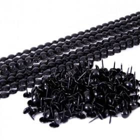 Lot de 10 bandes de clous tapissier Lentille Fer Canon de fusil 9,5 mm + 200 clous