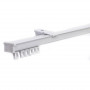 Rail rideau KS Blanc sur mesure avec accessoires Forest de 191 cm à 580 cm