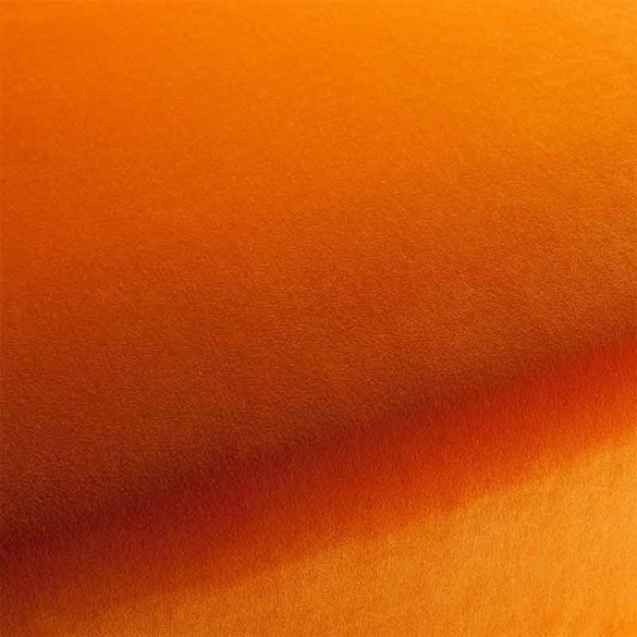 Tissu velours City Velvet orange foncé 160 Jab