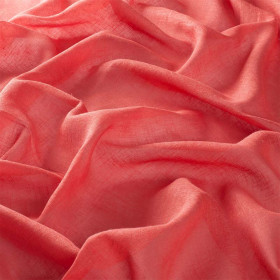 Tissu effet lin Gwendolyn coquelicot 10 Jab 300 cm