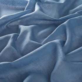 Tissu effet lin Gwendolyn azurin 50 Jab 300 cm
