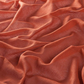 Tissu effet lin Gwendolyn braise 165 Jab 300 cm