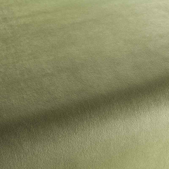 Tissu velours Kingham vert fougère 32 Jab