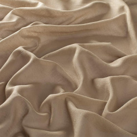 Tissu effet lin Gwendolyn taupe 520 Jab 300 cm